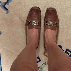 Cole Haan Women’s Luggage Brown Loafers